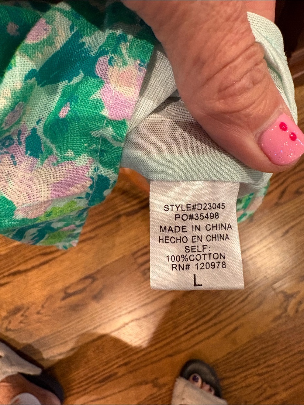 Entro Floral Print Summer Dress - Picture 8 of 9